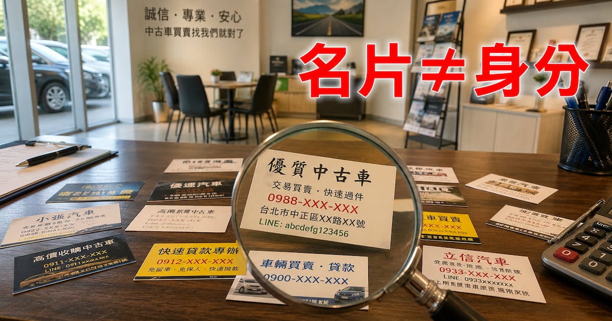 used-car-fake-business-card