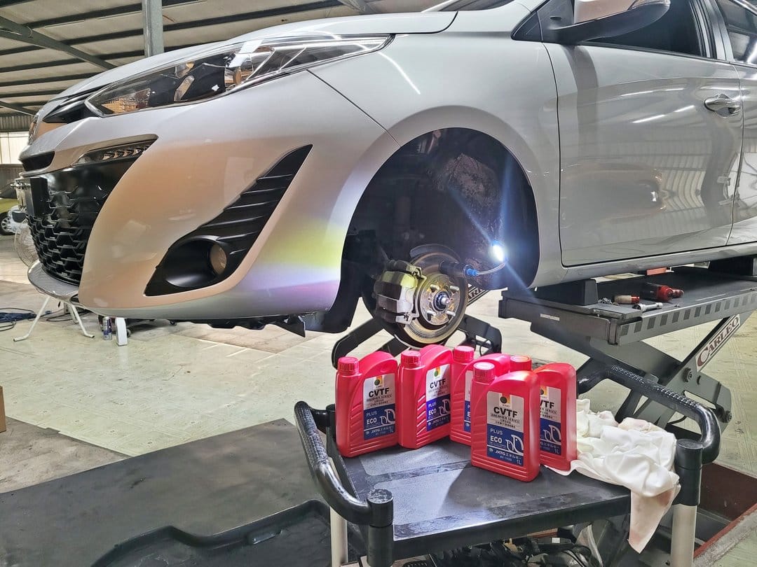 19' 銀 Yaris 更換變速箱油