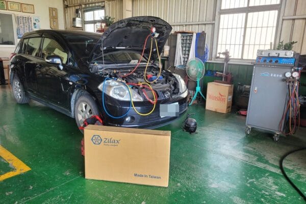 11′ 黑 Tiida 冷氣不冷查修