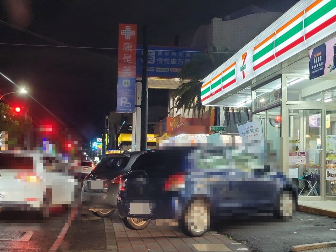 抓到，在仁德的7-11