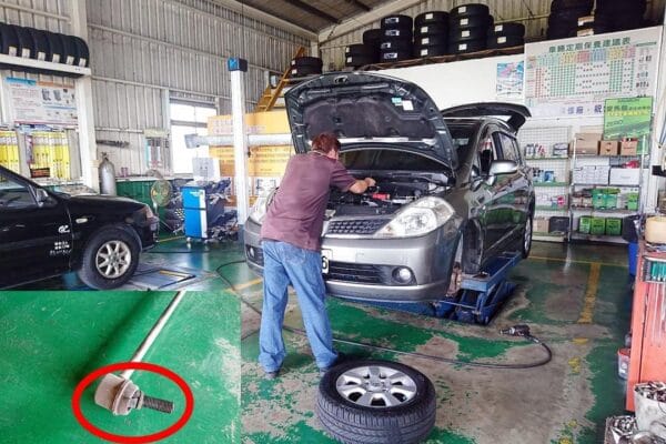Nissan Tiida更換前避震 & 李仔串！