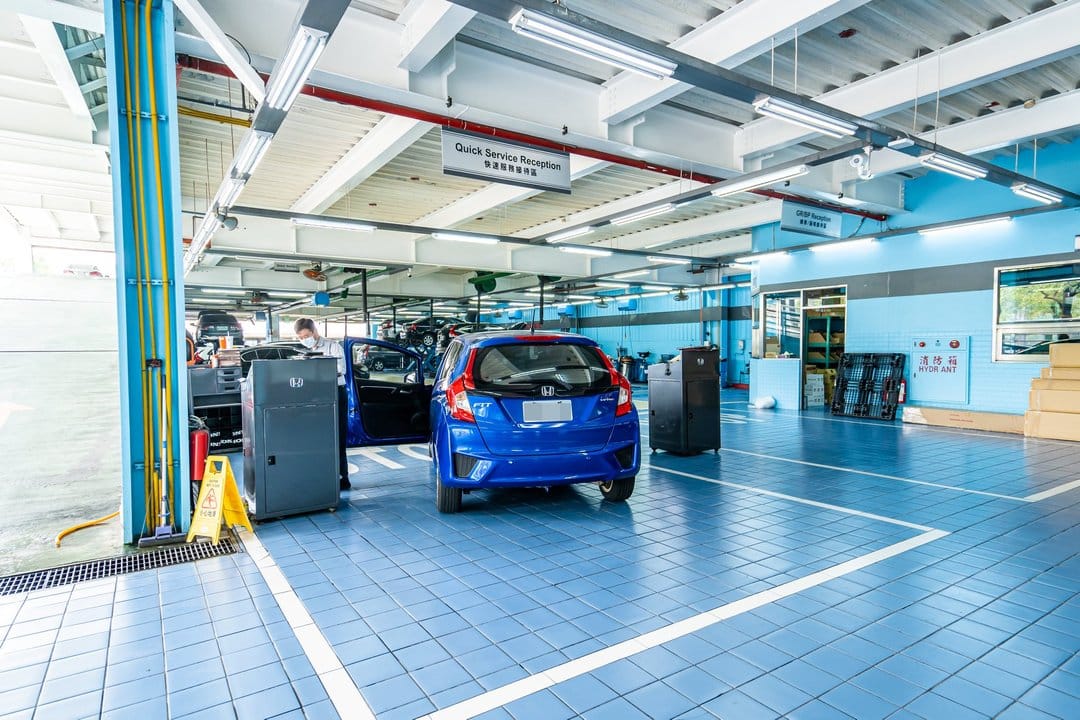 Honda FIT 到歸仁原廠做保養囉！