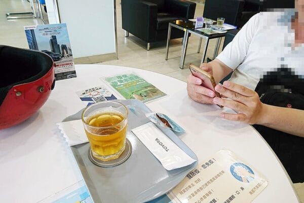陪客人回歸仁Toyota原廠做保養！