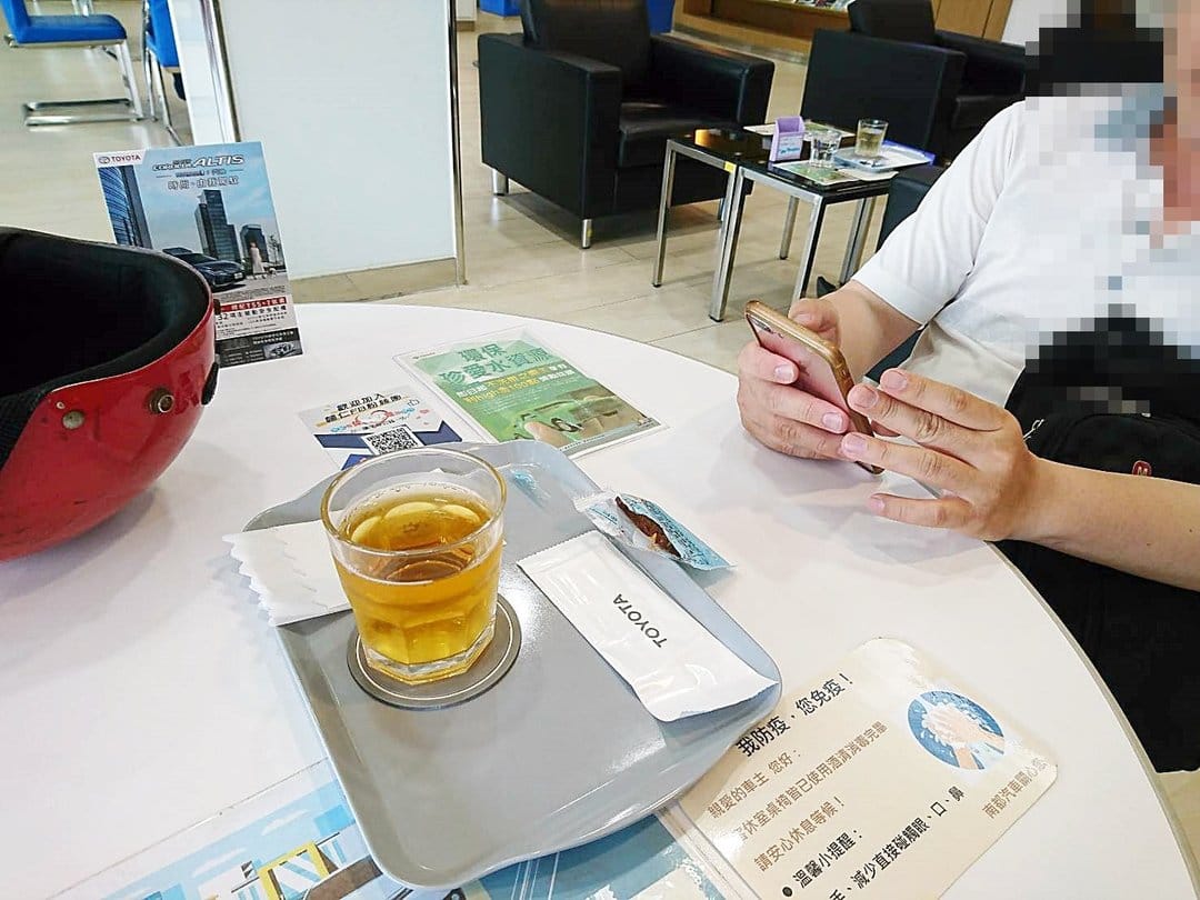陪客人回歸仁Toyota原廠做保養！