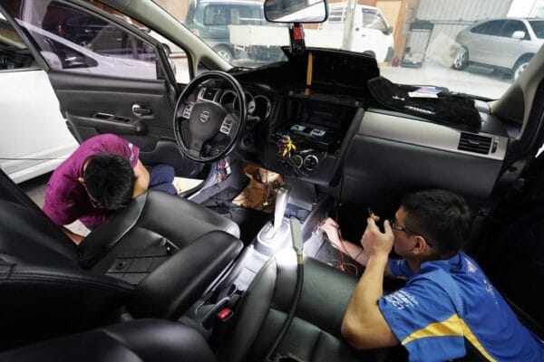 三台 Nissan Tiida 同時安裝影音～