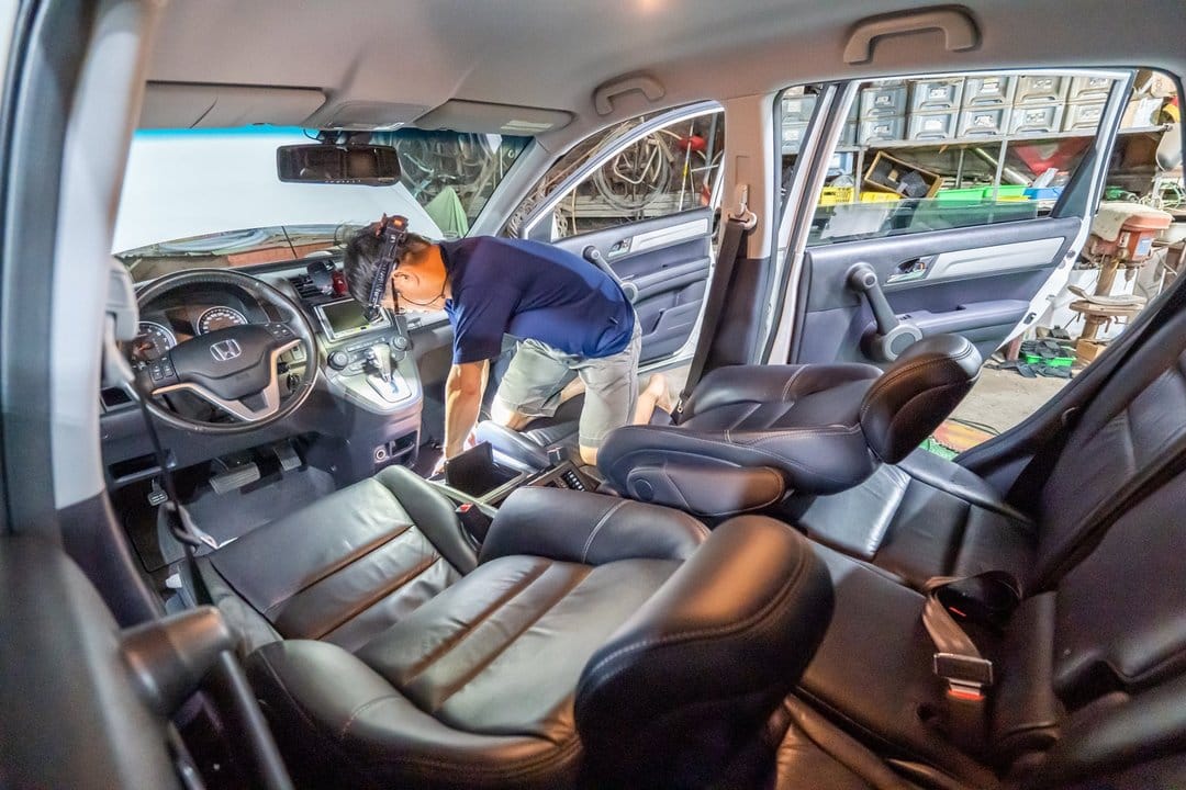 Honda CR-V 3.5代 安裝後座出風口！