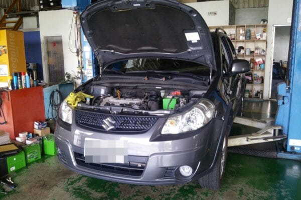 SX4 來鉎富做95000公里定保！