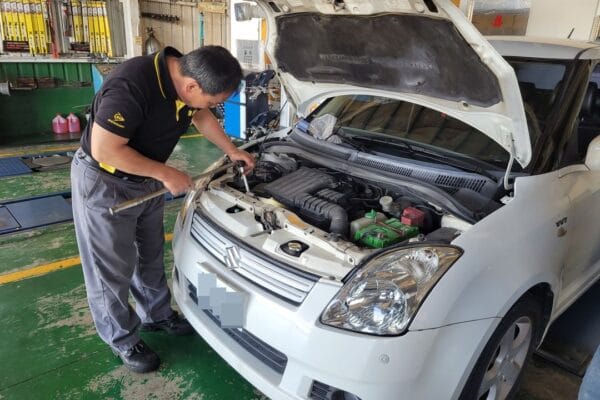 Suzuki Swift更換前含氧感知器