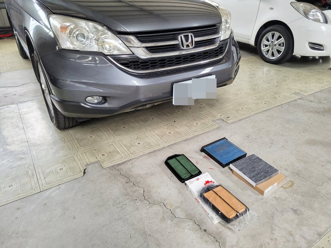 CR-V & Yaris 更換空氣/冷氣濾網