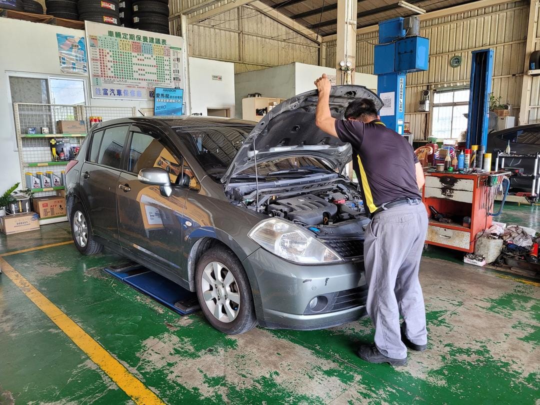 Nissan Tiida 做20.8萬公里保養