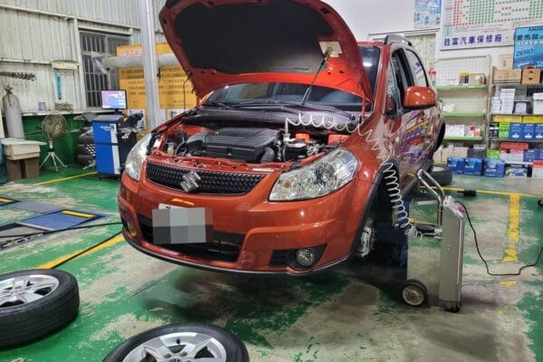 紅色SX4 交車前的保養～