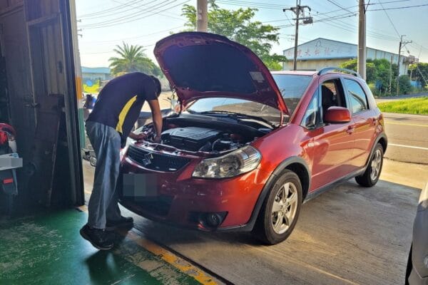 12′ 紅 SX4 更換冷氣散熱風扇