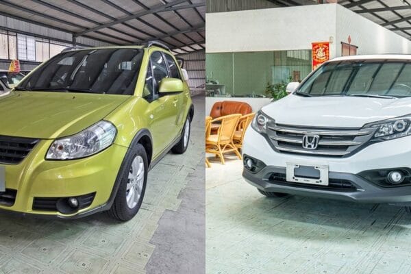SX4 & CR-V 颱風天收訂兩台