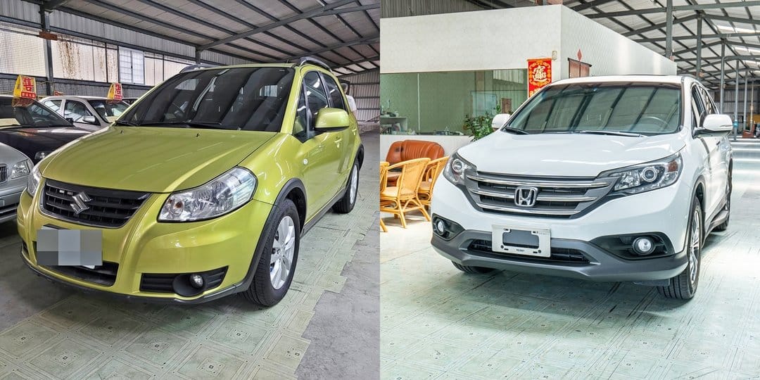 SX4 & CR-V 颱風天收訂兩台