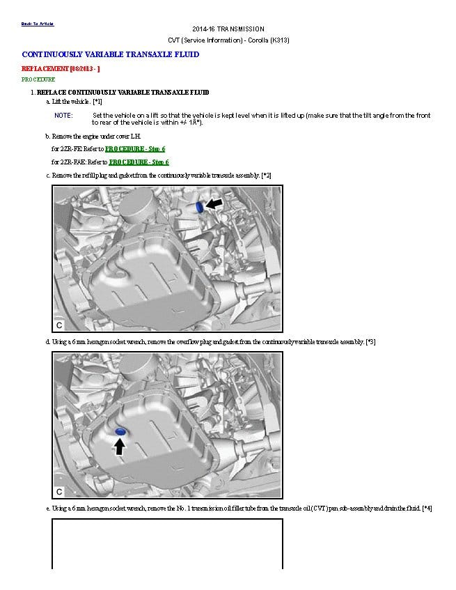 Toyota CVT 變速箱油怎麼換？