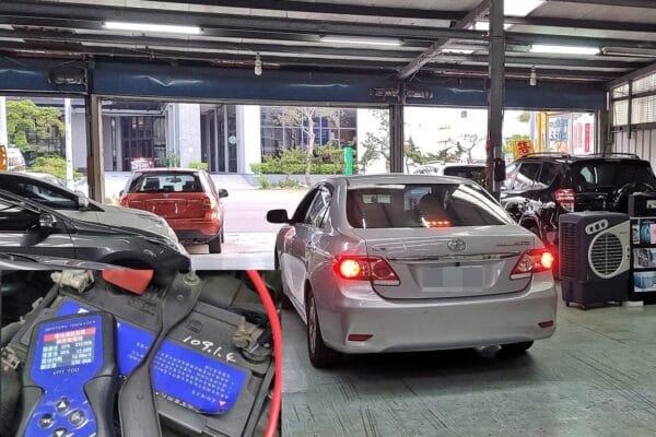 13′ 銀 Toyota Altis 檢查電瓶