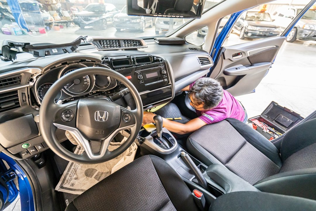 Honda Fit 安裝影音囉！😍😍😍