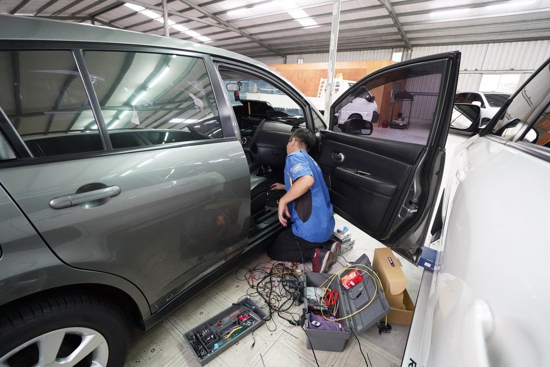 三台 Nissan Tiida 同時安裝影音～