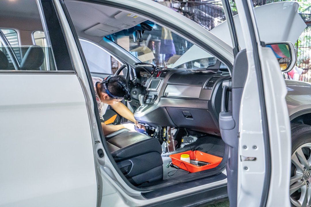 Honda CR-V 3.5代 安裝後座出風口！
