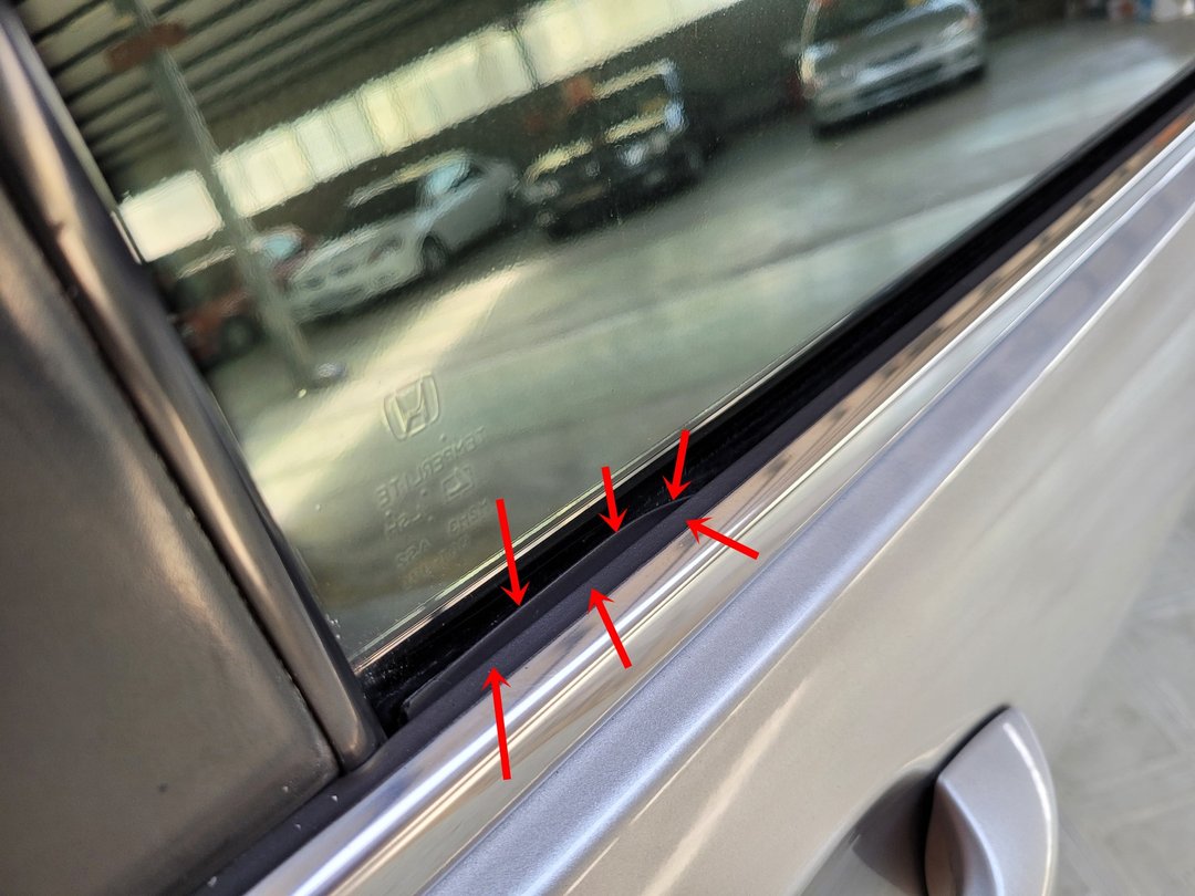 CR-V 更換全車外水切