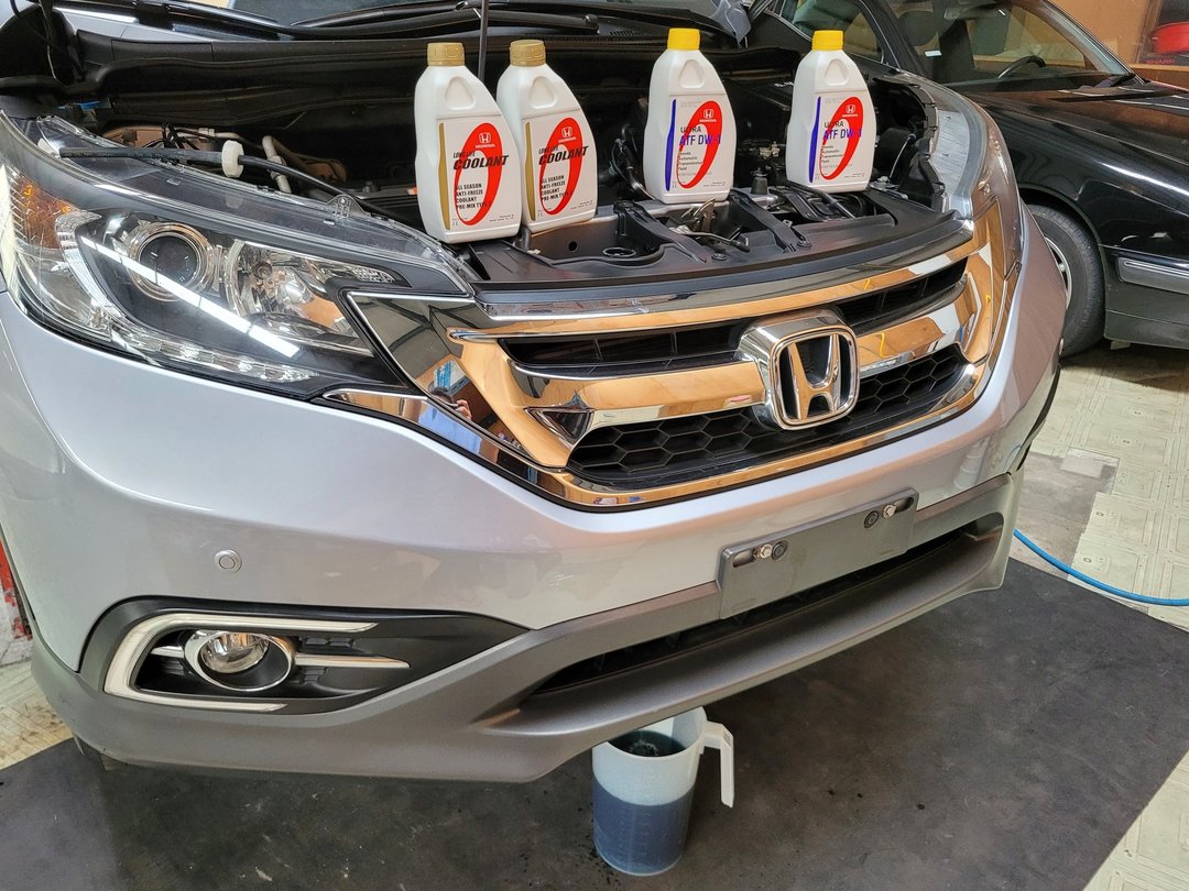 銀色4.5代 CR-V 交車前保養
