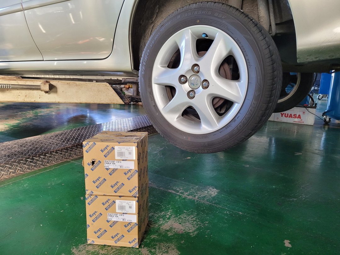 Vios 更換後輪軸承 & 外皮帶