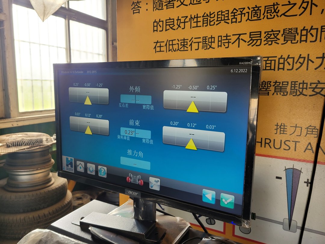 Outlander 更換四條全新輪胎