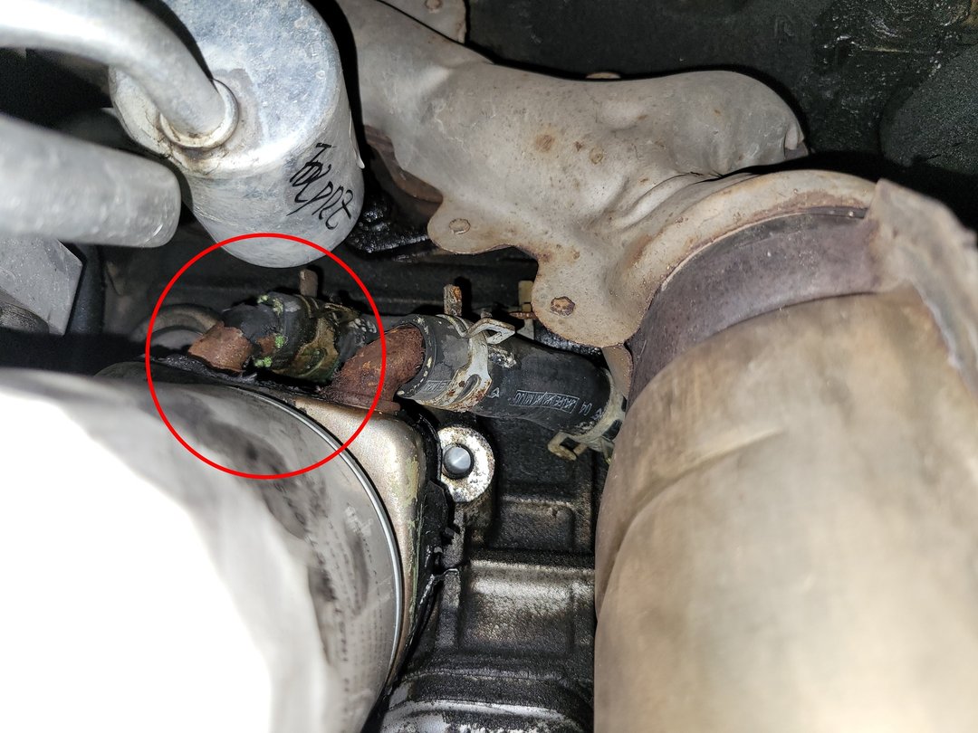 07′ 3.0L Tribute 邱比特更換機油冷卻器
