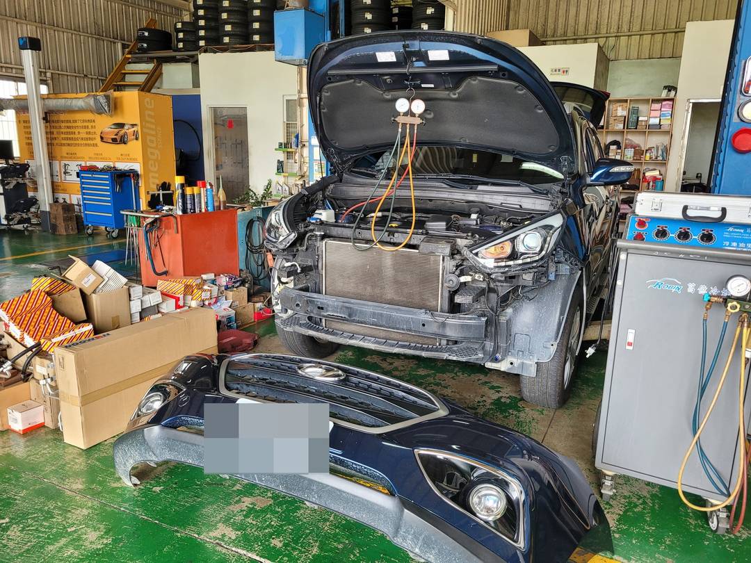 15′ 藍 ix35 冷氣不冷查修