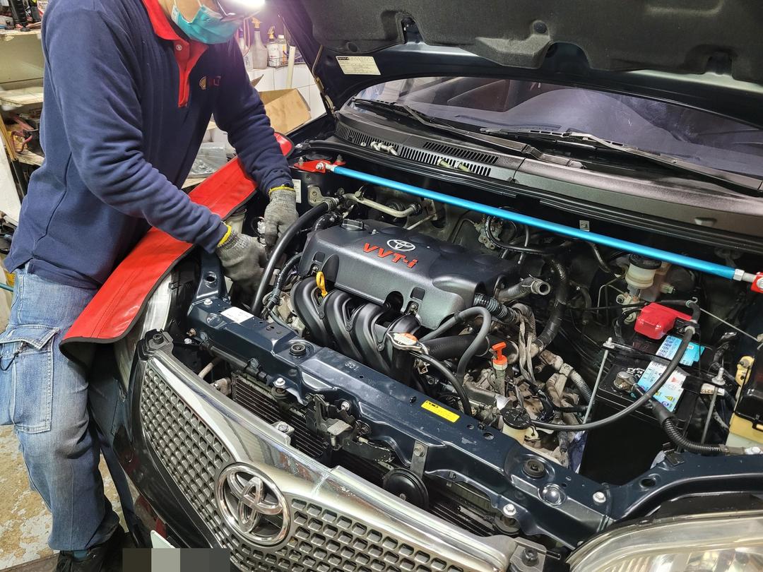 09′ 黑 Toyota Vios 更換全車引擎腳