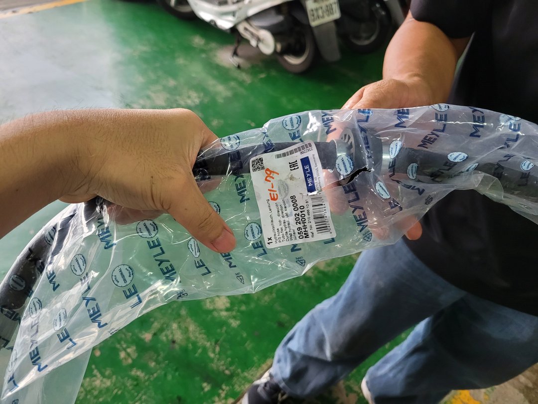 W210 E280 更換方向機高壓油管