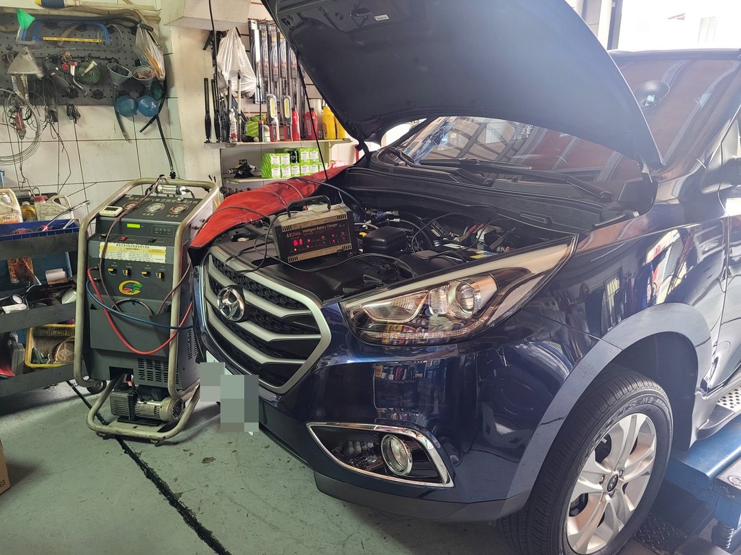 15′ 藍 Hyundai ix35 交車前保養