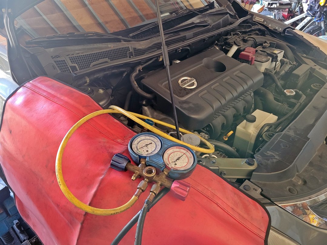 Tiida C12 冷氣抓漏